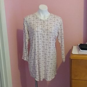 Floral women's nightgown